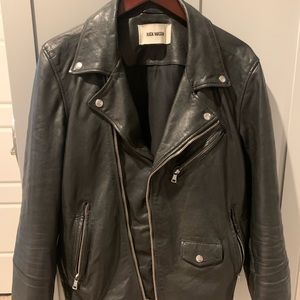 Buck Mason Bruiser Moto Leather Jacket